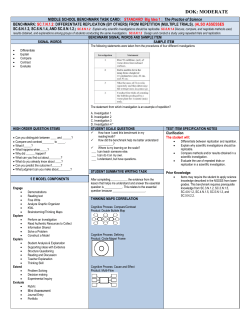 Science Task Cards - Lake County Schools