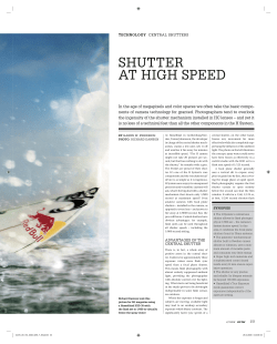 shutter At high speed