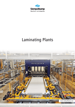 Laminating Plants