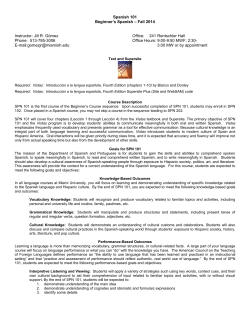 Sample Syllabus for the Sample Template 1