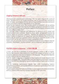 FUJITSU`s Guide to Japanese