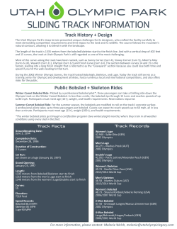 Media Kit - Track.indd - Utah Olympic Legacy Foundation