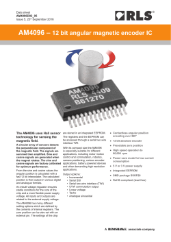 AM4096 rotary magnetic encoder IC