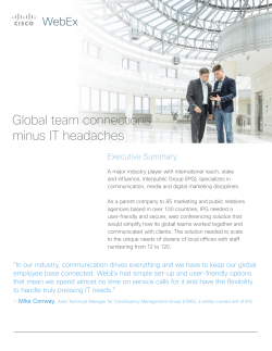 Global team connections minus IT headaches