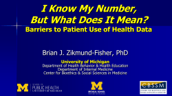 I Know My Number, But What Does It Mean?