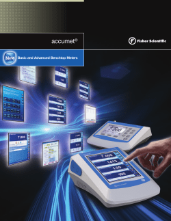 Fisherbrand Accmet Benchtop Meters