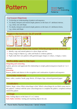 Pattern - Planet Maths