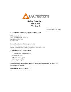B9R-1-Red Safety Data Sheet ()