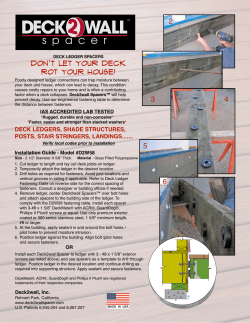 Untitled 4 - Deck2Wall Spacer