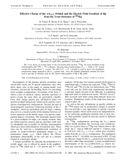 Effective Charge of the ph11 2 Orbital and the