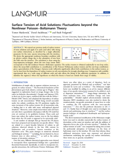 Surface Tension of Acid Solutions: Fluctuations beyond the