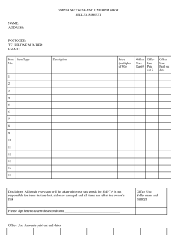 Second-hand uniform sellers form