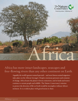 Africa - The Nature Conservancy