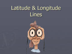 Latitude and Longitude