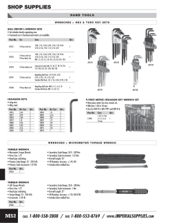 shop supplies m52 - Imperial Supplies