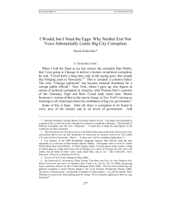 I Would, but I Need the Eggs