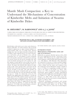 Mantle Mush Compaction: a Key to Understand