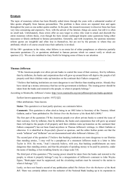 Erratum Thomas Jefferson