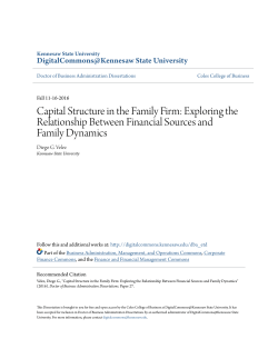 Capital Structure in the Family Firm