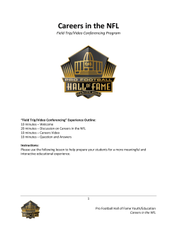 Subject: Mathematics - the Pro Football Hall of Fame