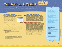 Tempest in a Teacup Tempest in a Teacup