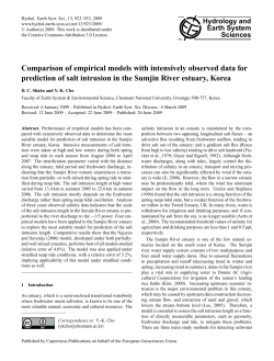 Comparison of empirical models with intensively observed data for