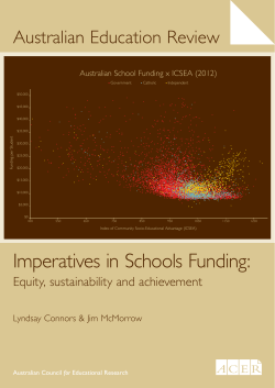 Imperatives in Schools Funding - Australian Council for Educational