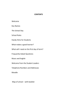 School Rules - Newstead Wood School