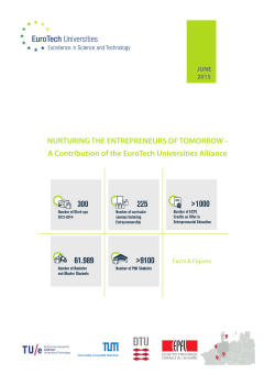 NURTURING THE ENTREPRENEURS OF TOMORROW