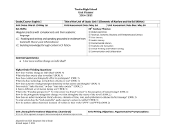 Elements of Warfare and the Evil Within