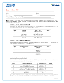 Octave Ordering Guide