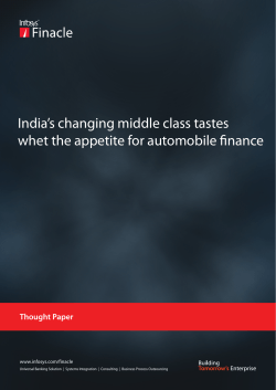 India`s changing middle class tastes whet the appetite