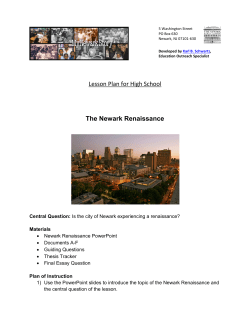 Newark Renaissance - Newark Public Library