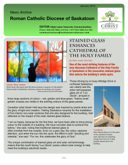 Stained glass enhances new diocesan Cathedral of the Holy Family