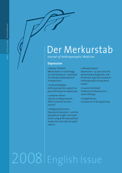 Melancholia in mythology, art and literature