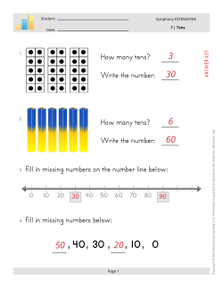 How many tens? Write the number: How many tens? Write the