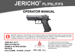 JERICHO&reg; Manual