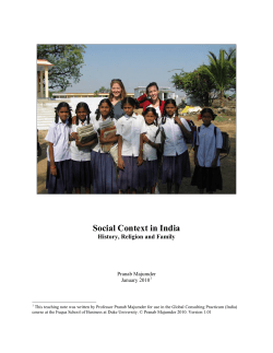 Social Context in India