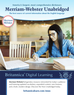 Merriam-Webster Unabridged