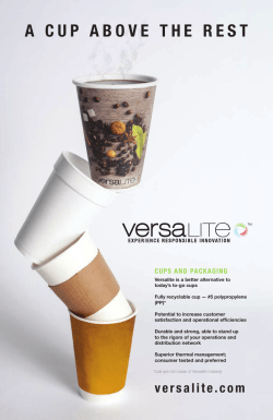 a cup above the rest