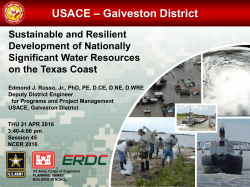 USACE &ndash; Galveston District
