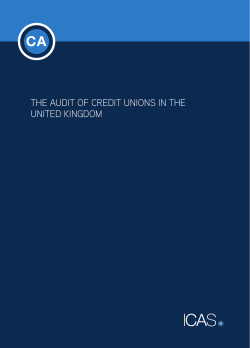 the audit of credit unions in the united kingdom