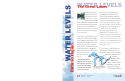 Great Lakes Water Level Fact Sheet_2001_e