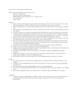 Worksheet 2: Creating a clay model