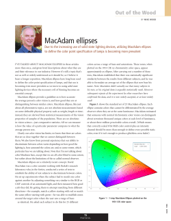 MacAdam ellipses - Mike Wood Consulting LLC