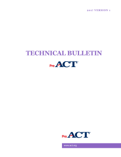 ACT Aspire&reg; Technical Manual