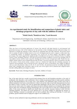 An experimental study for identification and comparison