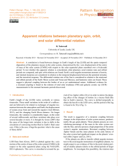 Full Article - Pattern Recognition in Physics