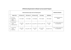 for d - Admission to UTM