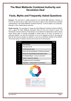 Facts, Myths and Frequently Asked Questions